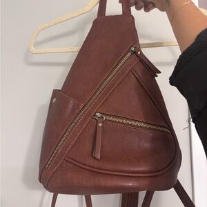 Brown Convertible Bag